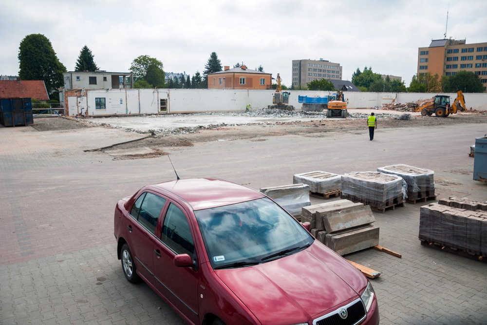 Lidl buduje nowy pawilon przy Lwowskiej. Fot. Mateusz Głód