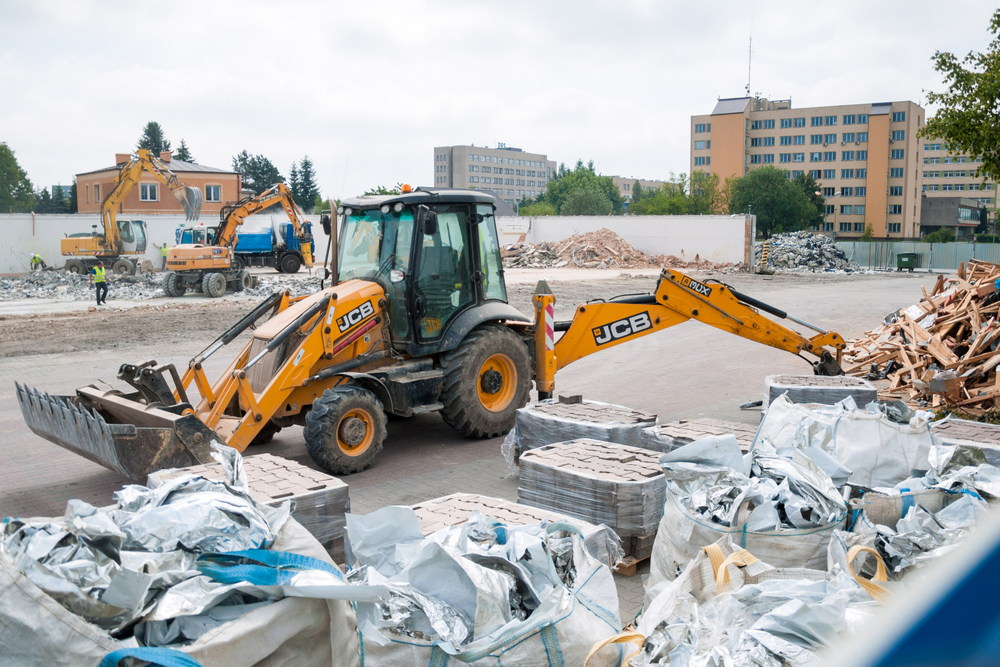 Lidl buduje nowy pawilon przy Lwowskiej. Fot. Mateusz Głód