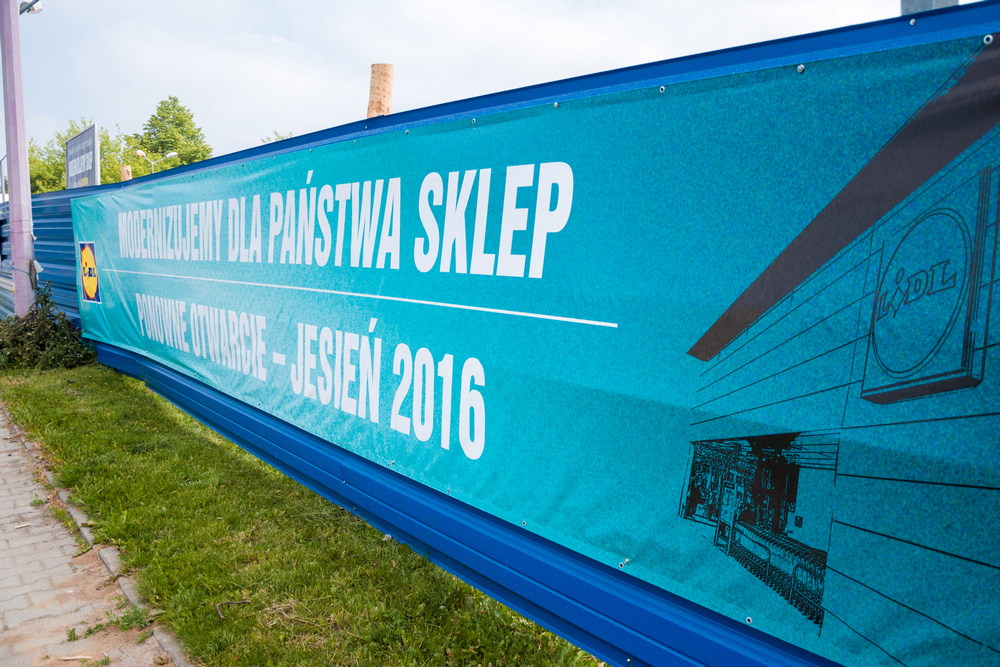 Lidl buduje nowy pawilon przy Lwowskiej. Fot. Mateusz Głód