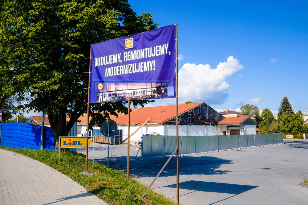 Lidl buduje nowy pawilon przy Lwowskiej. Fot. Mateusz Głód