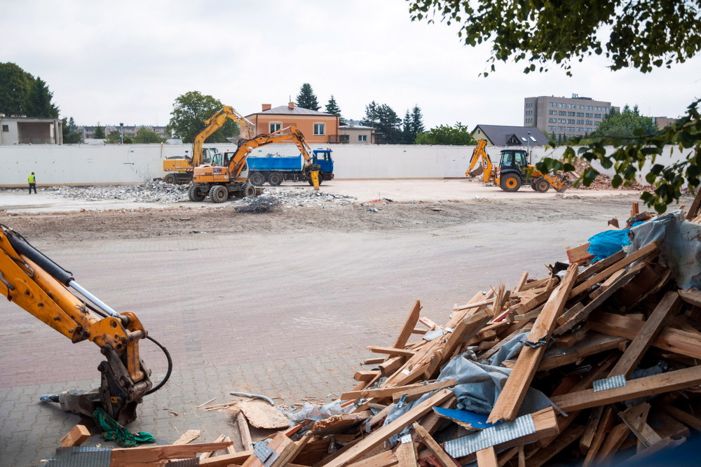 Lidl buduje nowy pawilon przy Lwowskiej. Fot. Mateusz Głód