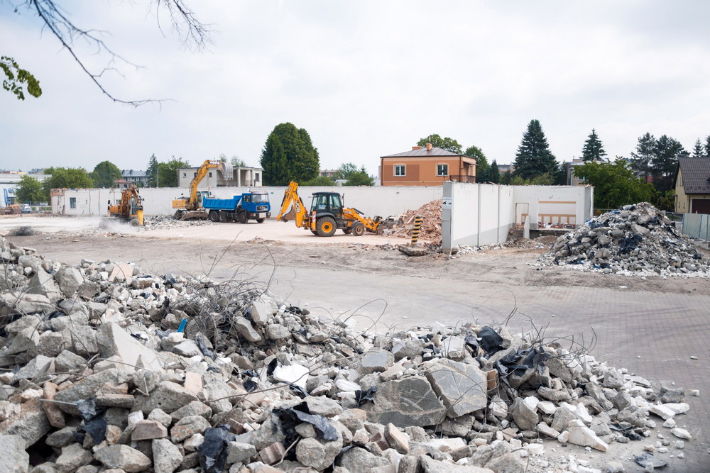 Lidl buduje nowy pawilon przy Lwowskiej. Fot. Mateusz Głód
