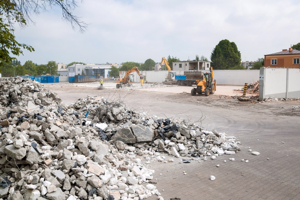 Lidl buduje nowy pawilon przy Lwowskiej. Fot. Mateusz Głód