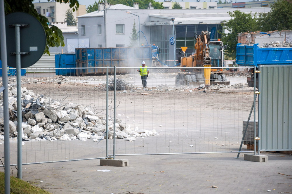 Lidl buduje nowy pawilon przy Lwowskiej. Fot. Mateusz Głód
