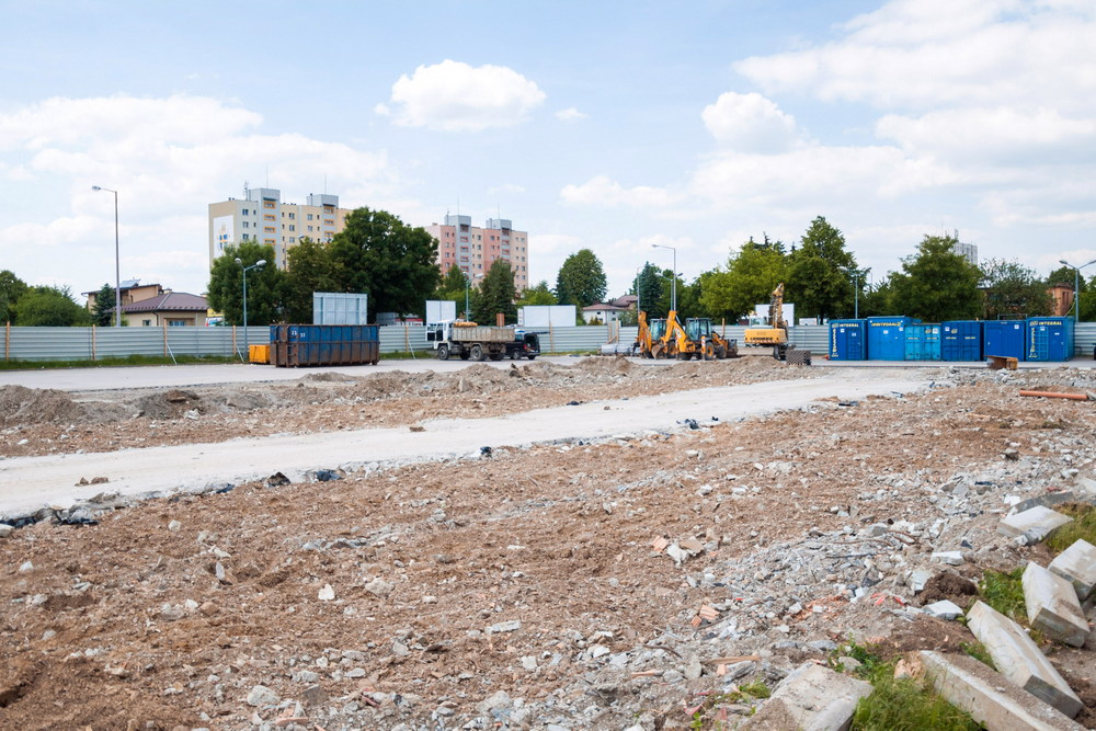 Lidl buduje nowy pawilon przy Lwowskiej. Fot. Mateusz Głód