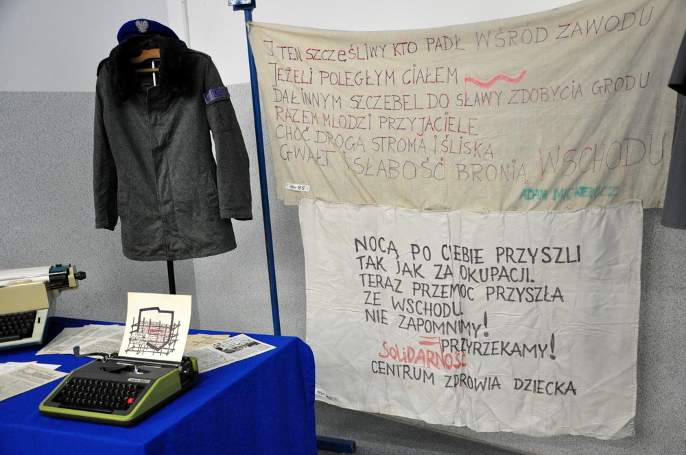 35. rocznica stanu wojennego. Wystawa w "Mechaniku". Fot. Piotr Dymiński