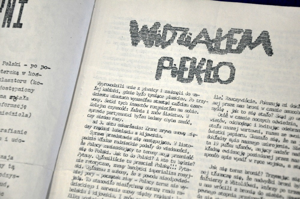 35. rocznica stanu wojennego. Wystawa w "Mechaniku". Fot. Piotr Dymiński