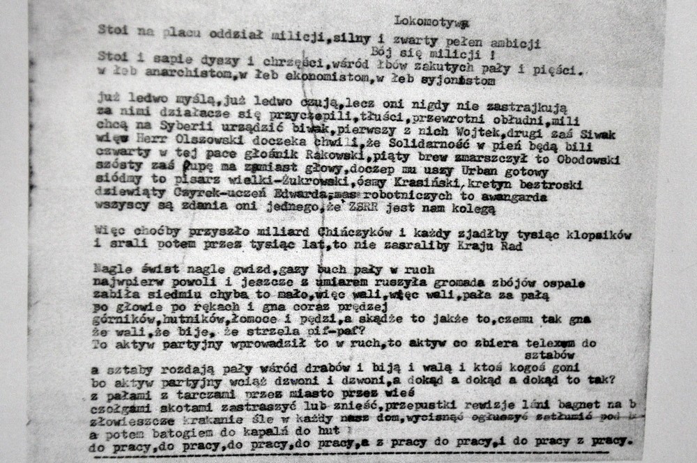 35. rocznica stanu wojennego. Wystawa w "Mechaniku". Fot. Piotr Dymiński