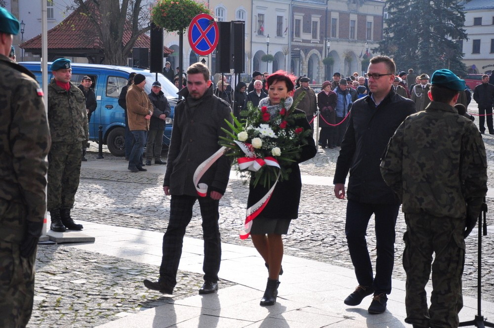 W Krośnie uczczono Święto Niepodległości. Fot. Piotr Dymiński