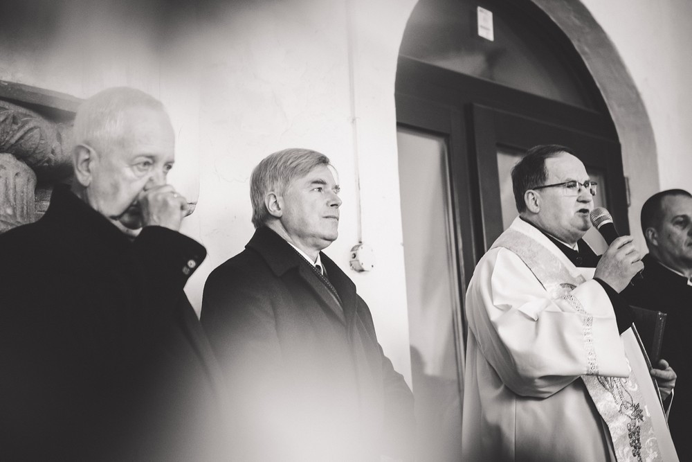 Święcenie pokarmów na rynku. Fot. Łukasz Jaracz