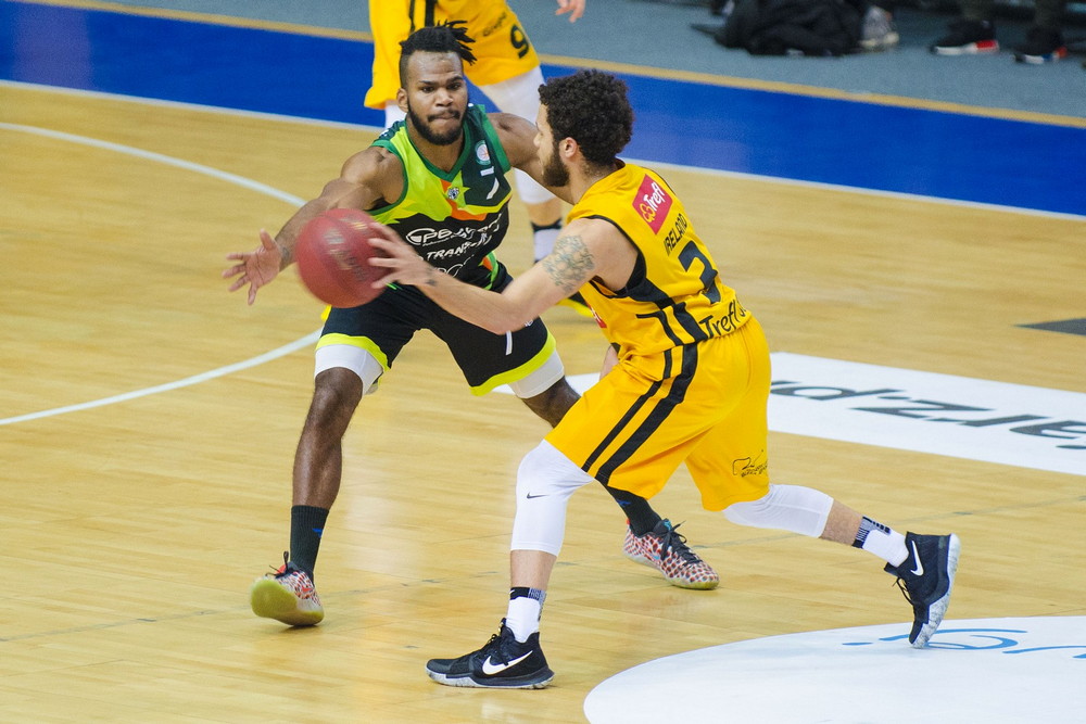 Puchar Polski: Trefl Sopot - Miasto Szkła Krosno. Fot. Karol Słomka