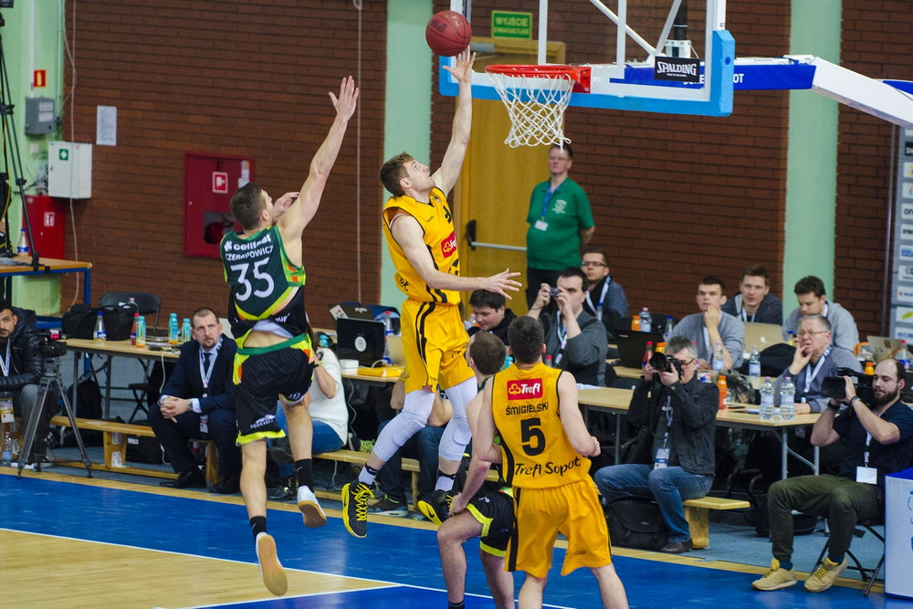 Puchar Polski: Trefl Sopot - Miasto Szkła Krosno. Fot. Karol Słomka