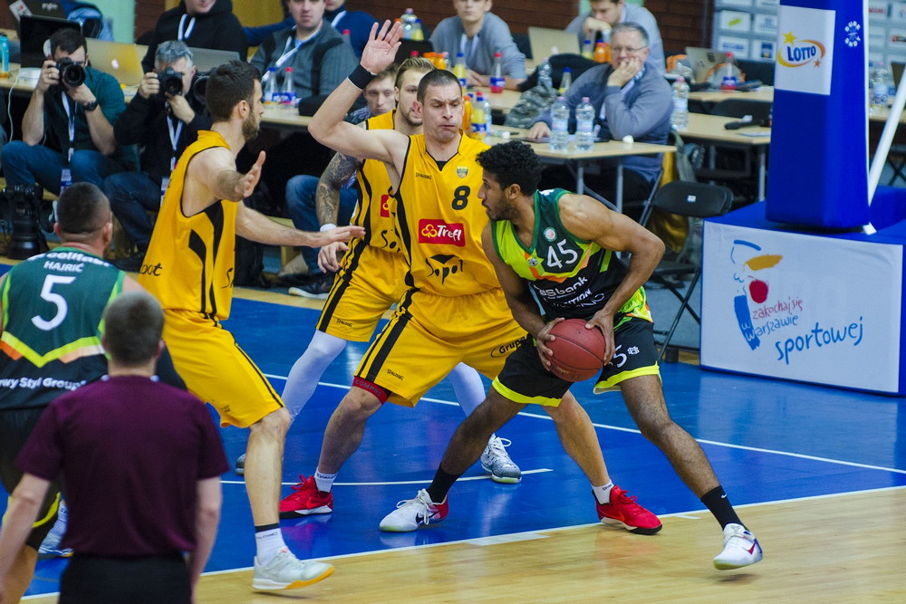 Puchar Polski: Trefl Sopot - Miasto Szkła Krosno. Fot. Karol Słomka
