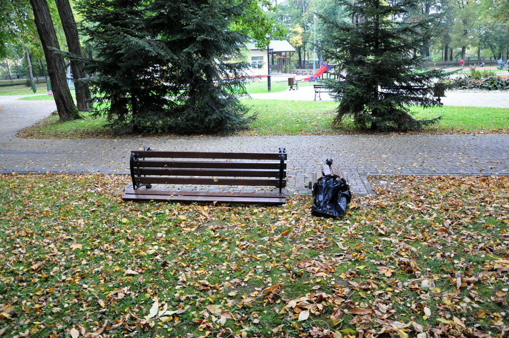 Wandalizm w Ogródku Jordanowskim...