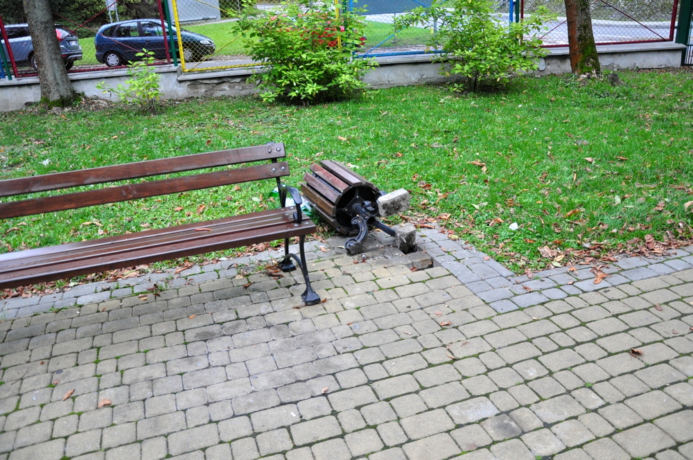 Wandalizm w Ogródku Jordanowskim...