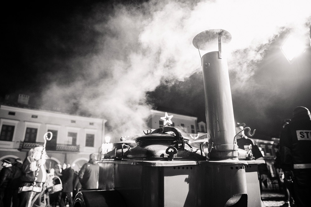 Bez śniegu, ale świątecznie. Wigilia na Rynku