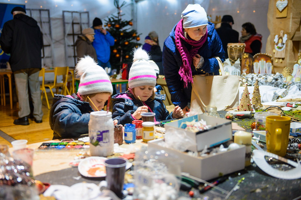 Wigilia 2016 na Rynku w Krośnie. Fot. Łukasz Jaracz