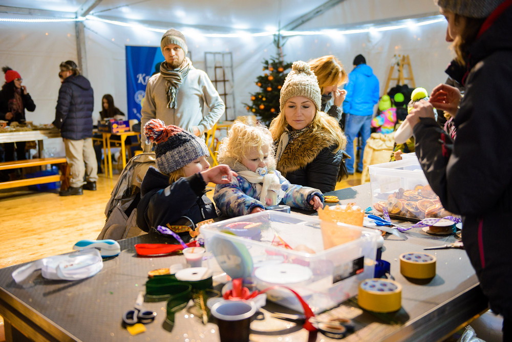 Wigilia 2016 na Rynku w Krośnie. Fot. Łukasz Jaracz