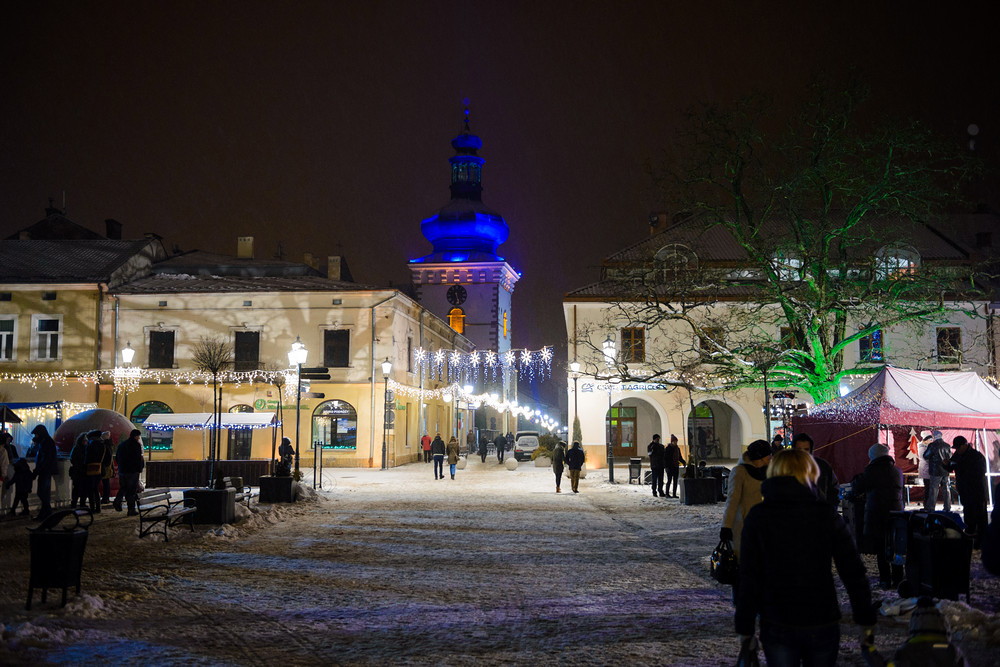 Wigilia 2016 na Rynku w Krośnie. Fot. Łukasz Jaracz