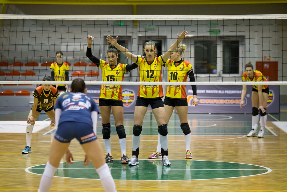 Wisła Warszawa - AZS PWSZ Karpaty MOSiR KHS Krosno. Fot. Paweł Matelowski