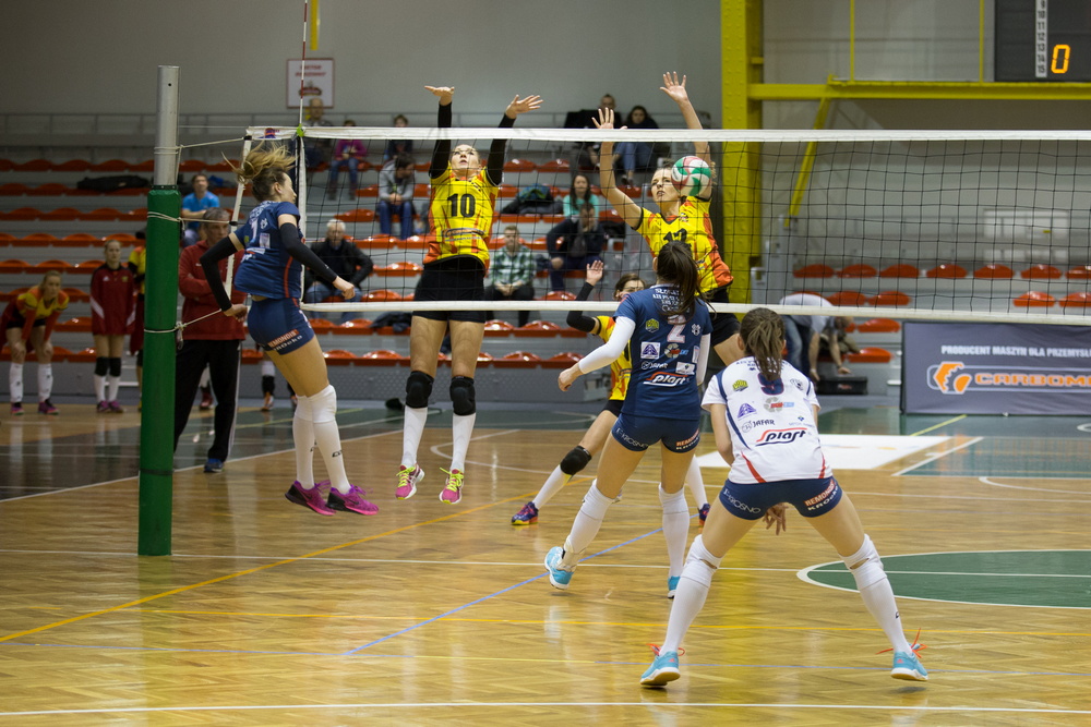 Wisła Warszawa - AZS PWSZ Karpaty MOSiR KHS Krosno. Fot. Paweł Matelowski