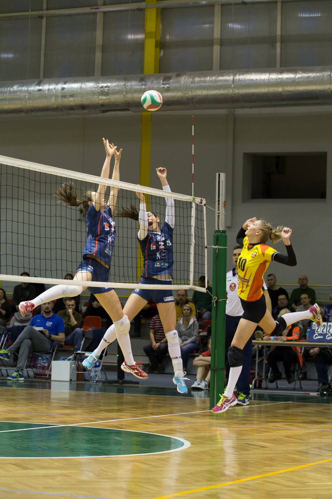 Wisła Warszawa - AZS PWSZ Karpaty MOSiR KHS Krosno. Fot. Paweł Matelowski