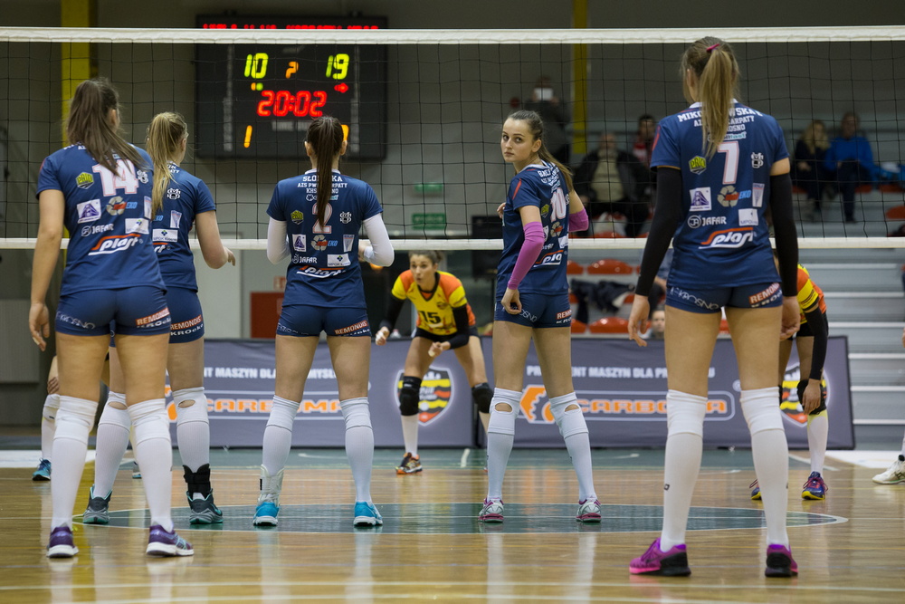 Wisła Warszawa - AZS PWSZ Karpaty MOSiR KHS Krosno. Fot. Paweł Matelowski