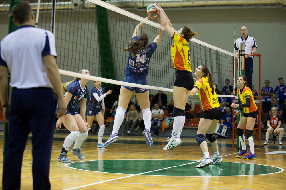 Wisła Warszawa - AZS PWSZ Karpaty MOSiR KHS Krosno. Fot. Paweł Matelowski