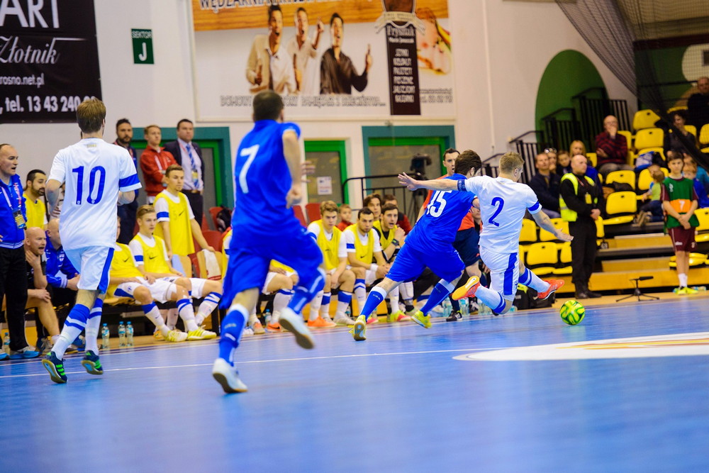FUTSAL: Włochy - Finlandia. Fot. Łukasz Jaracz