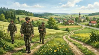 Wojskowe ćwiczenia w gminie Chorkówka