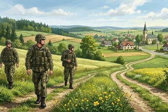 Wojskowe ćwiczenia w gminie Chorkówka