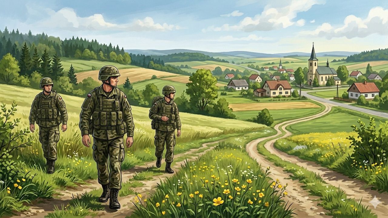 Wojskowe ćwiczenia w gminie Chorkówka