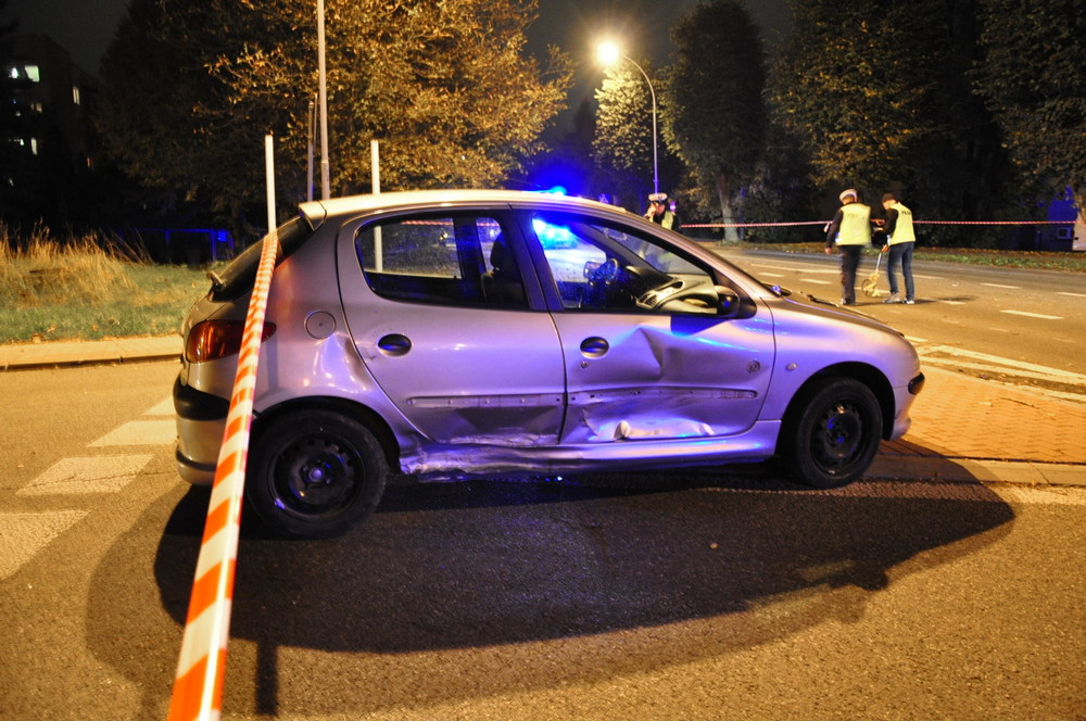 Śmiertelny wypadek motocyklisty na Krakowskiej. Fot. Mateusz Głód
