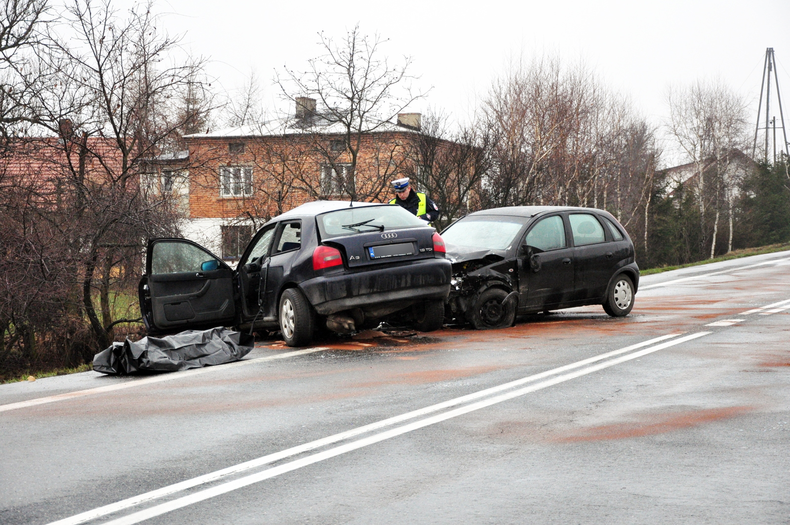 Śmiertelny wypadek w Potoku. Są utrudnienia w ruchu