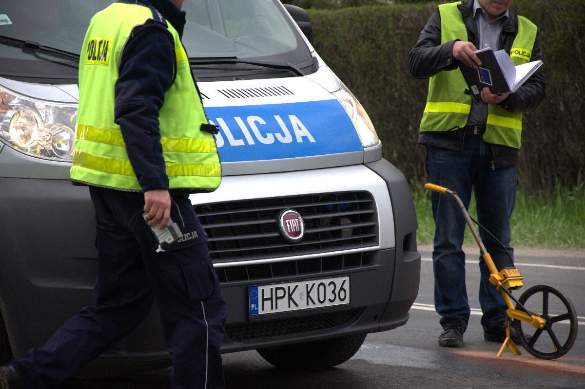 Zderzenie trzech osobówek na Bieszczadzkiej