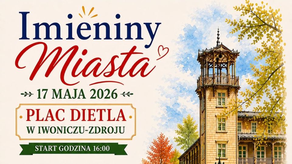 Imieniny Miasta 2026 w Iwoniczu-Zdroju