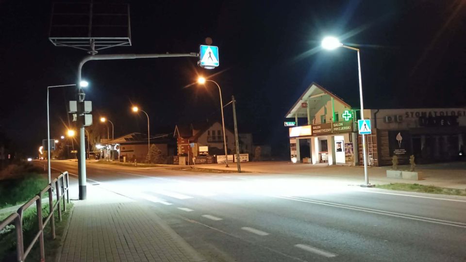 DK28 w Iwoniczu: Nowe oświetlenie poprawia bezpieczeństwo