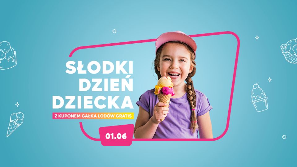 Słodkie świętowanie w VIVO! Krosno, czyli darmowe lody na Dzień Dziecka