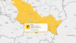 Burze z gradem w powiecie krośnieńskim.