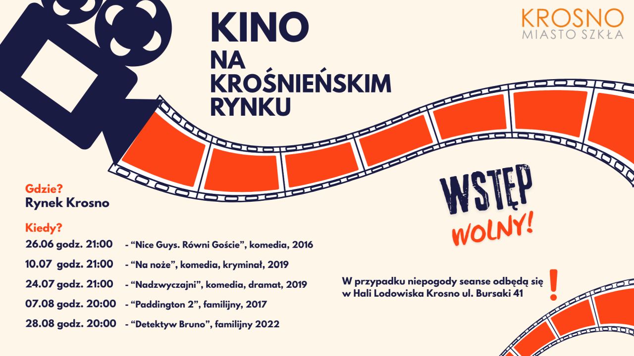 Filmowe lato w sercu Krosna. Kino plenerowe powraca na Rynek