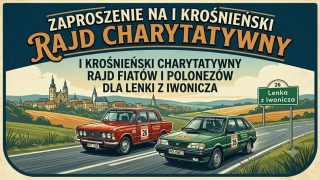 Klasyki motoryzacji w szczytnym celu. Nadchodzi I Krośnieński Rajd Charytatywny dla Lenki