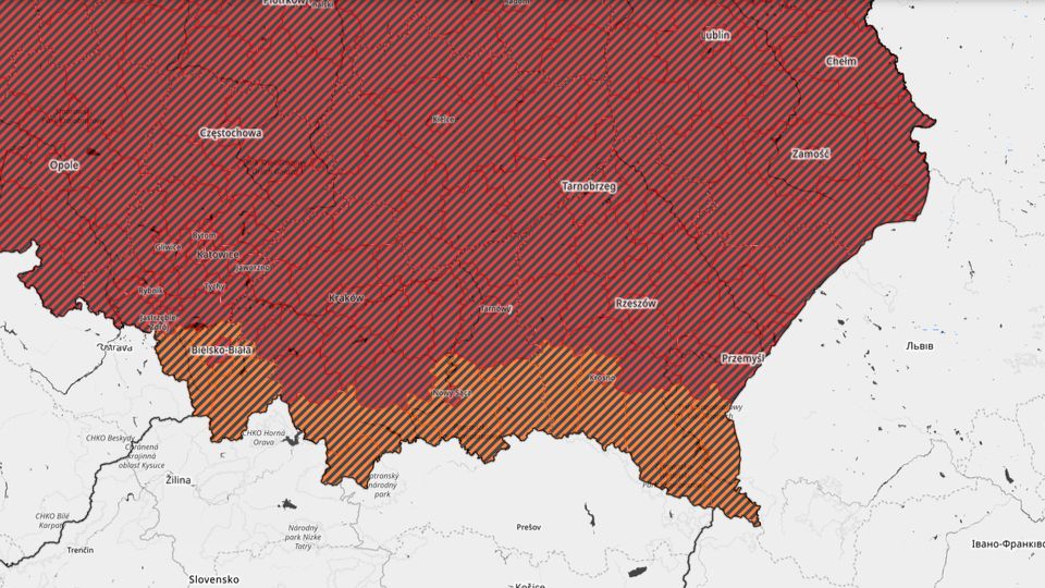 Niebezpieczny upał nadciąga nad Krosno i powiat – IMGW wydaje alert drugiego stopnia