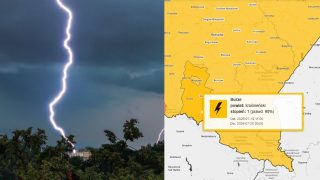 ALERT: W niedzielę możliwe burze z gradem i porywistym wiatrem