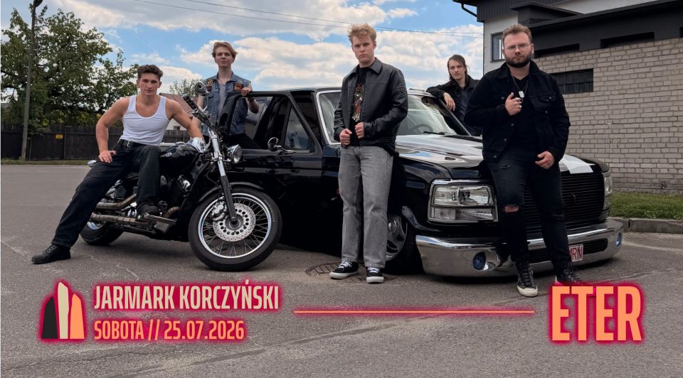Muzyczne otwarcie Jarmarku Korczyńskiego. Zespół ETER zagra już 25 lipca