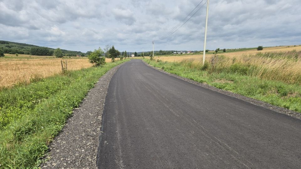 Kolejny etap modernizacji drogi Jedlicze – Długie – Żarnowiec zakończony