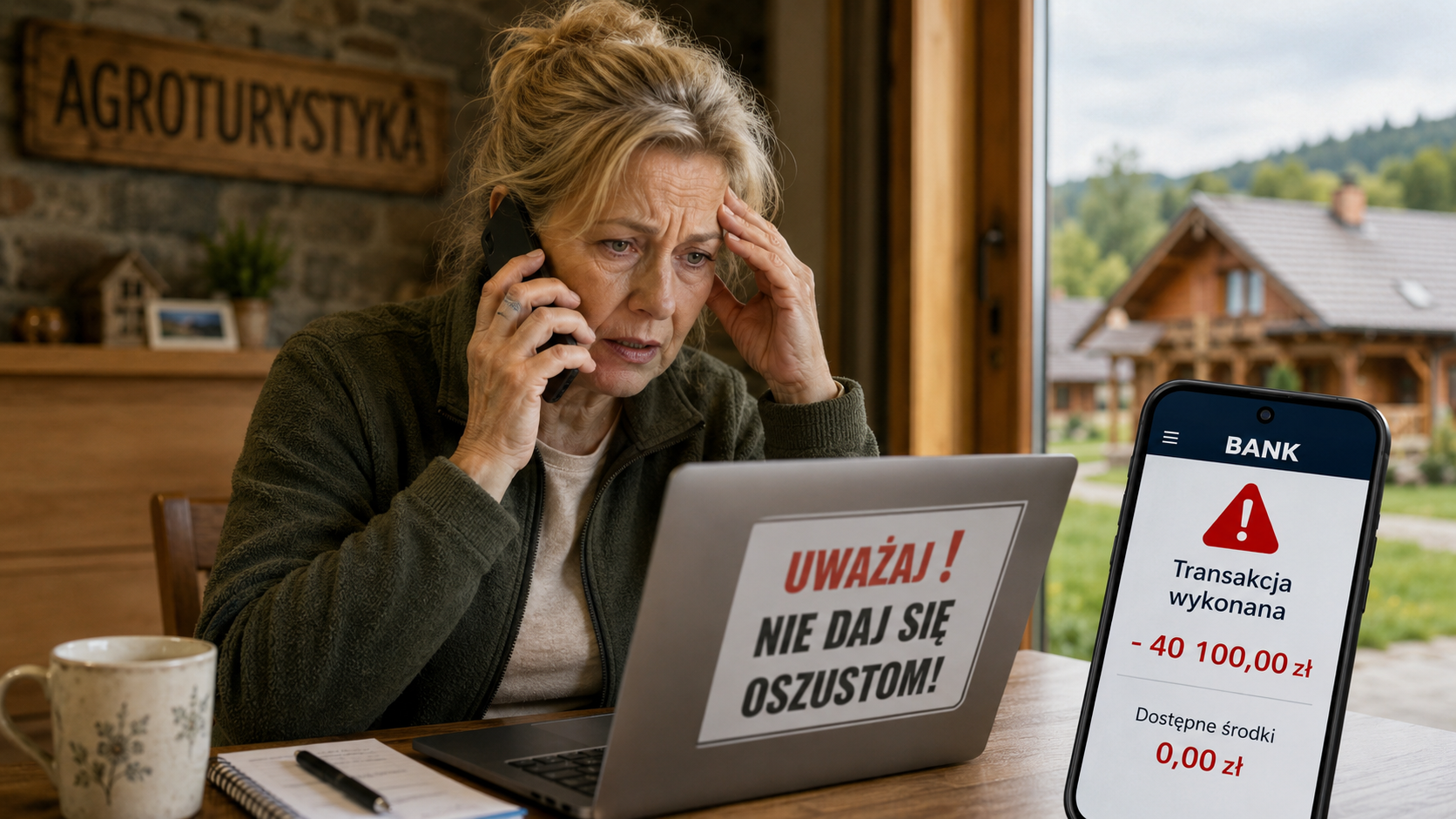 58-latka straciła ponad 40 tysięcy złotych