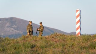 Patrol z placówki SG w Ustrzykach Górnych.