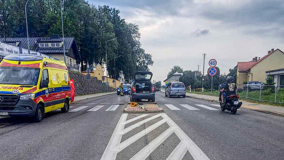 Groźny kolizja w Starej Wsi. Kluczowa okazała się błyskawiczna reakcja policjantów