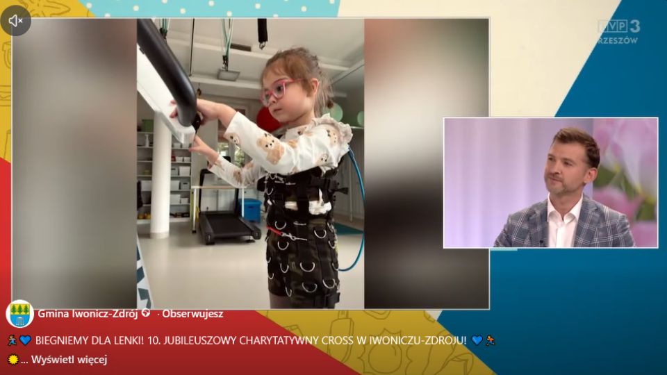 Jubileuszowy Charytatywny Cross w Iwoniczu-Zdroju: Bieg, który niesie pomoc 7-letniej Lence