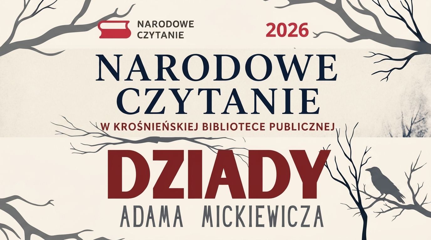 Polska klasyka wybrzmi w Krośnie. Nadchodzi 15. edycja Narodowego Czytania